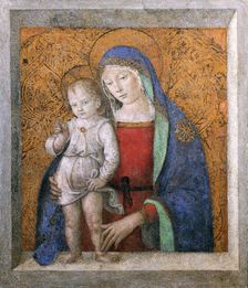 Madonna of the Windowsill (Madonna del davanzale), c. 1490. Creator: Pinturicchio, Bernardino (1454-1513)