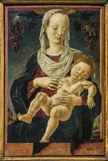 Madonna of the Zodiac (Madonna dello zodiaco), 1459-1461. Creator: Tura, Cosimo (before 1431-1495)