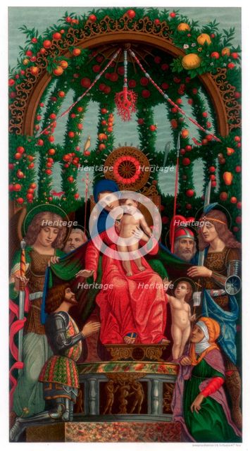 'Madonna of Victory', 1496 (1870). Artist: Franz Kellerhoven