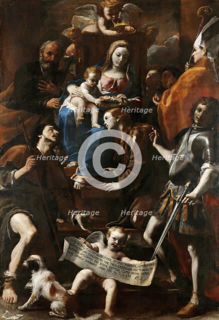 Madonna of Constantinople, c. 1565. Creator: Preti, Mattia (1613-1699).