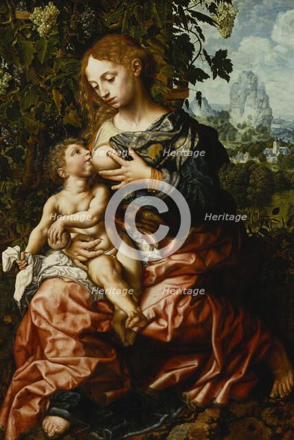 Madonna of Humility, 1544. Creator: Jan Sanders van Hemessen.