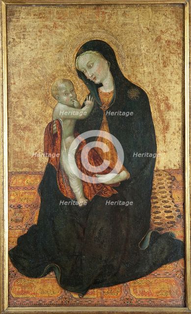 Madonna of Humility (Madonna dell' Umilitá), ca 1430. Creator: Sassetta (1392-1450).