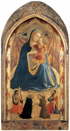 Madonna of Humility (Madonna dell'Umiltà) with Saints, ca 1429