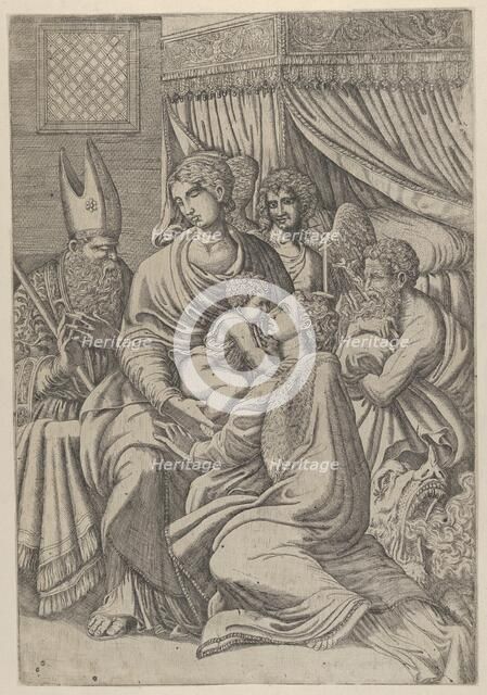 Madonna of Saint Margaret, ca. 1543. Creator: Master IQV.