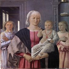 Madonna of Senigallia by Piero della Francesca, preserved in the Ducal Palace in Urbino