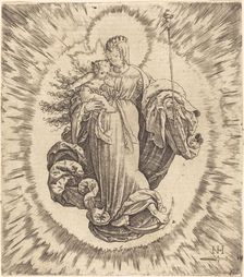 Madonna on a Crescent. Creator: Master N.H. with the Dagger