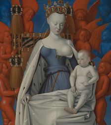 Madonna Surrounded by Seraphim and Cherubim, c1450. Creator: Jean Fouquet
