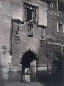 [Madrid. Facade of the Hospital of "La Latina"], ca. 1857. Creator: Charles Clifford