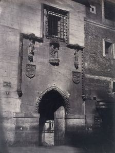 [Madrid. Facade of the Hospital of "La Latina"], ca. 1857. Creator: Charles Clifford