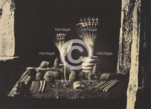 Madura. The Great Pagoda Jewels., January-February 1858. Creator: Captain Linnaeus Tripe.