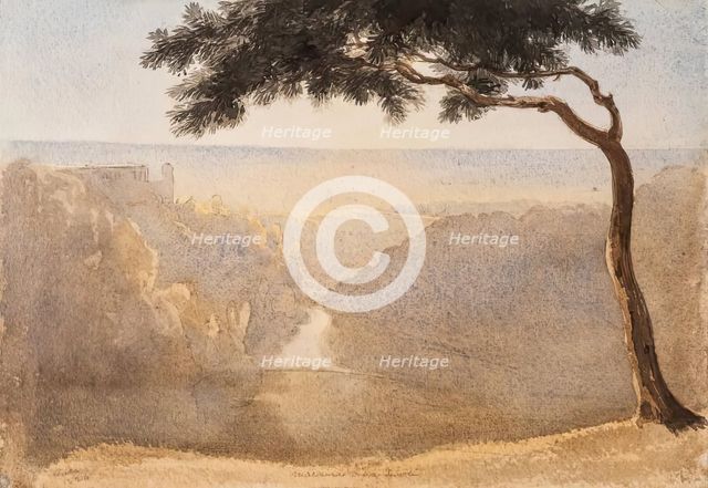 Maecenas' Villa, Tivoli, 1824. Creator: James William Giles.