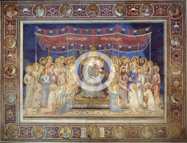 Maestà, 1315-1321. Artist: Martini, Simone, di (1280/85-1344)