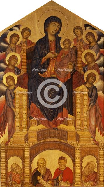 Maesta of Santa Trinita, c. 1280. Artist: Cimabue, Giovanni (ca 1240-1302)