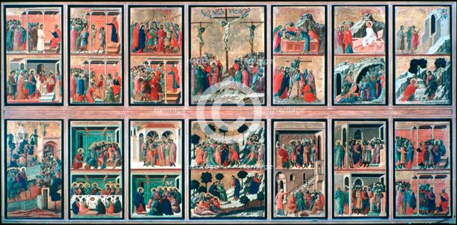 'Maesta', (Stories of the Passion), 1308-1311. Artist: Duccio di Buoninsegna