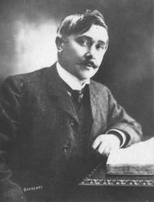 Maeterlinck c1893. Artist: Aaron Gerschel