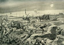 Mafeking: Eloff's Desperate Attack on the Eve of the Relief (1901). Creator: Unknown