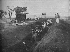 Mafeking: Natives Digging a Trench 1902. Artist: WH Weekes