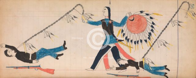 Maffet Ledger: Drawing, ca. 1874-81. Creator: Unknown.