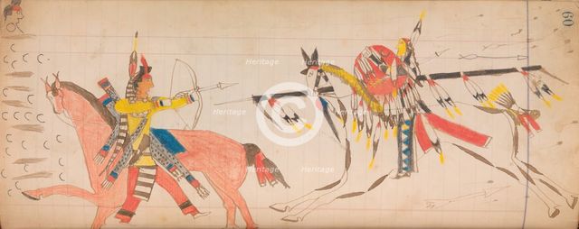 Maffet Ledger: Drawing, ca. 1874-81. Creator: Unknown.