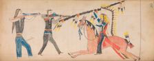 Maffet Ledger: Drawing, ca. 1874-81. Creator: Unknown