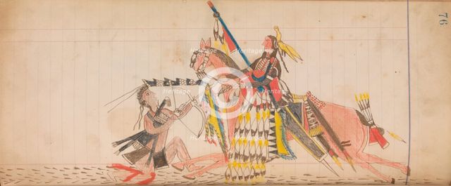 Maffet Ledger: Drawing, ca. 1874-81. Creator: Unknown.