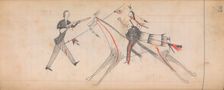 Maffet Ledger: Drawing, ca. 1874-81. Creator: Unknown