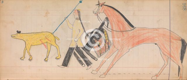 Maffet Ledger: Drawing, ca. 1874-81. Creator: Unknown.