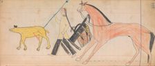 Maffet Ledger: Drawing, ca. 1874-81. Creator: Unknown