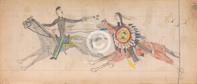 Maffet Ledger: Drawing, ca. 1874-81. Creator: Unknown.