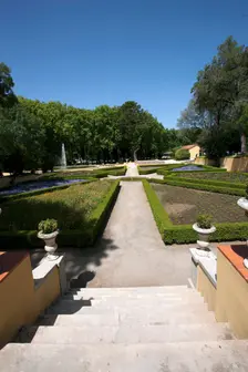 Mafra National Palace (Palacio de Mafra) gardens, Mafra, Portugal, 2009. Creator: Samuel Magal