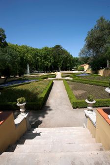 Mafra National Palace (Palacio de Mafra) gardens, Mafra, Portugal, 2009. Creator: Samuel Magal