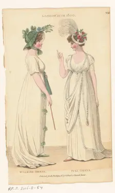 Magazine of Female Fashions of London and Paris, No. 28: London, June 1800: Walking Dress..., 1800. Creator: Unknown