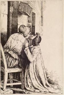 Maggie Ross (The Kiss), 1898. Creator: William Strang