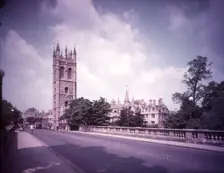 Magdalen College and Great Tower, Oxford, c1955. Creator: Arthur Charles Kirby Ware