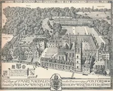 Magdalen College, Oxford 1905. Artist: Edmund Hort New