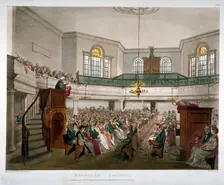 Magdalen Chapel, St George's Fields, Southwark, London, 1809. Artist: Augustus Charles Pugin