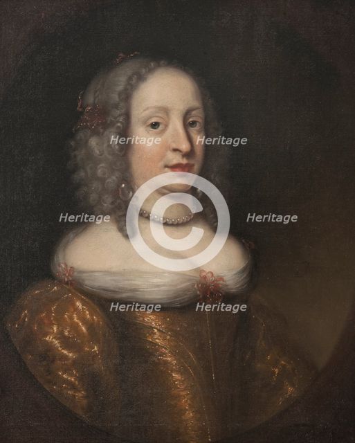Magdalena Sibylla, 1631-1719, princess of Holstein-Gottorp, c.1651. Creator: Jurgen Ovens.