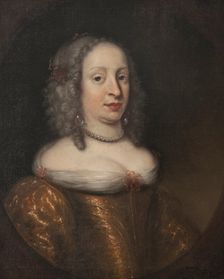 Magdalena Sibylla, 1631-1719, princess of Holstein-Gottorp, c.1651. Creator: Jurgen Ovens
