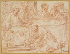 Magdalene Washing Christ's Feet, n.d. Creator: Giuseppe Passeri