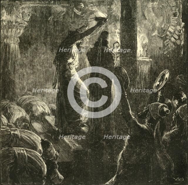 'Magi Round the Sacred Fire', 1890.   Creator: Unknown.