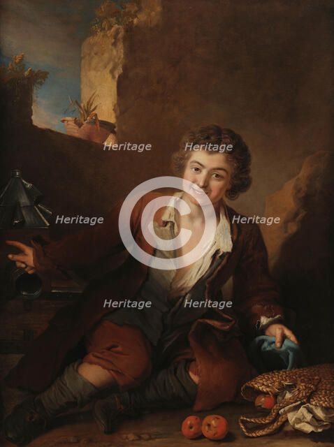 Magic Lantern, 1731. Creator: Delyen, Jacques-François (1684-1761).