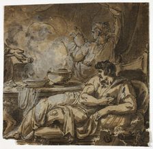 Magician Healing Sick Man, n.d. Creator: Felice Giani
