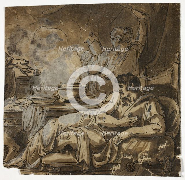 Magician Healing Sick Man, n.d. Creator: Felice Giani.