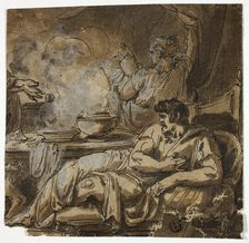 Magician Healing Sick Man, n.d. Creator: Felice Giani