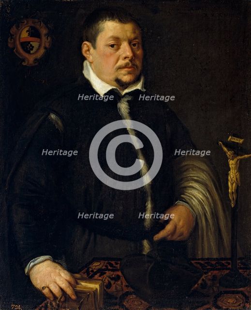 Magistrate with Crucifix, c1600. Creator: Leandro Bassano.