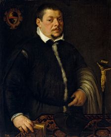Magistrate with Crucifix, c1600. Creator: Leandro Bassano