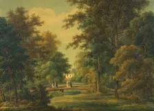 Magistrate Heurlin's Residence Truveholm in Västergötland. Creator: Johan Fredrik Julin
