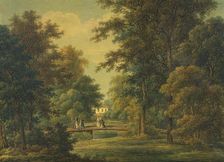 Magistrate Heurlin's Residence Truveholm in Västergötland. Creator: Johan Fredrik Julin