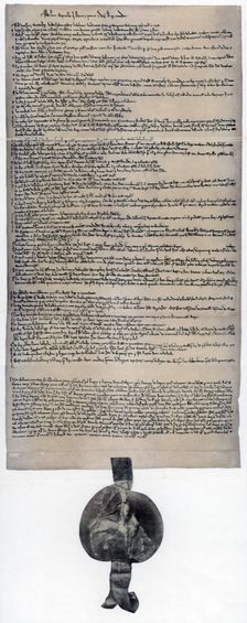 Magna Carta, English charter originally issued in 1215