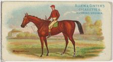 Magnetizer, from The World's Racers series (N32) for Allen & Ginter Cigarettes, 1888. Creator: Allen & Ginter